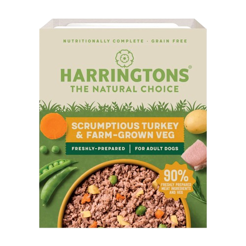 Harringtons Scrumptious Turkey & Farm-Grown Veg Grain Free Wet Dog Food | Complete Adult | 400g