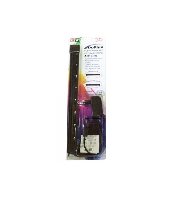 KW Zone DoPhin LED with Airstone | Aquarium LED Bubble Light | Decorative Air Stone with LED Illumination for Fish Tanks