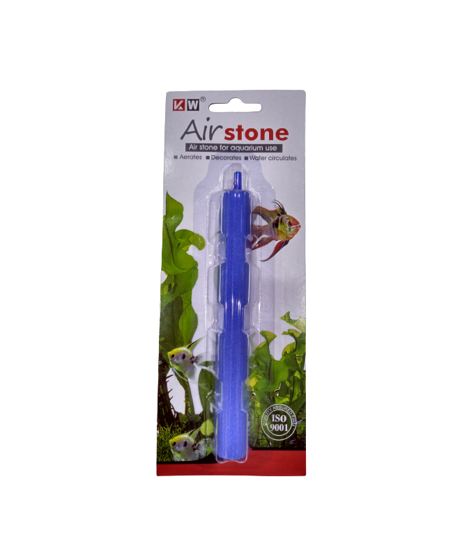 KW Zone Aquadine Long Airstone | Aquarium Air Stone Diffuser | Fine Bubble Oxygen Stone | Blister Card Pack