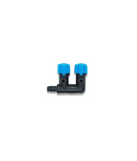 KW Zone 2-Way Plastic Joint Valve | Aquarium Air Flow Control Valve | Airline Tube Splitter Connector
