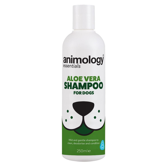 Animology Essentials Aloe Vera Dog Shampoo 250ml | Gentle Dog Shampoo | Everyday Coat Cleansing & Grooming