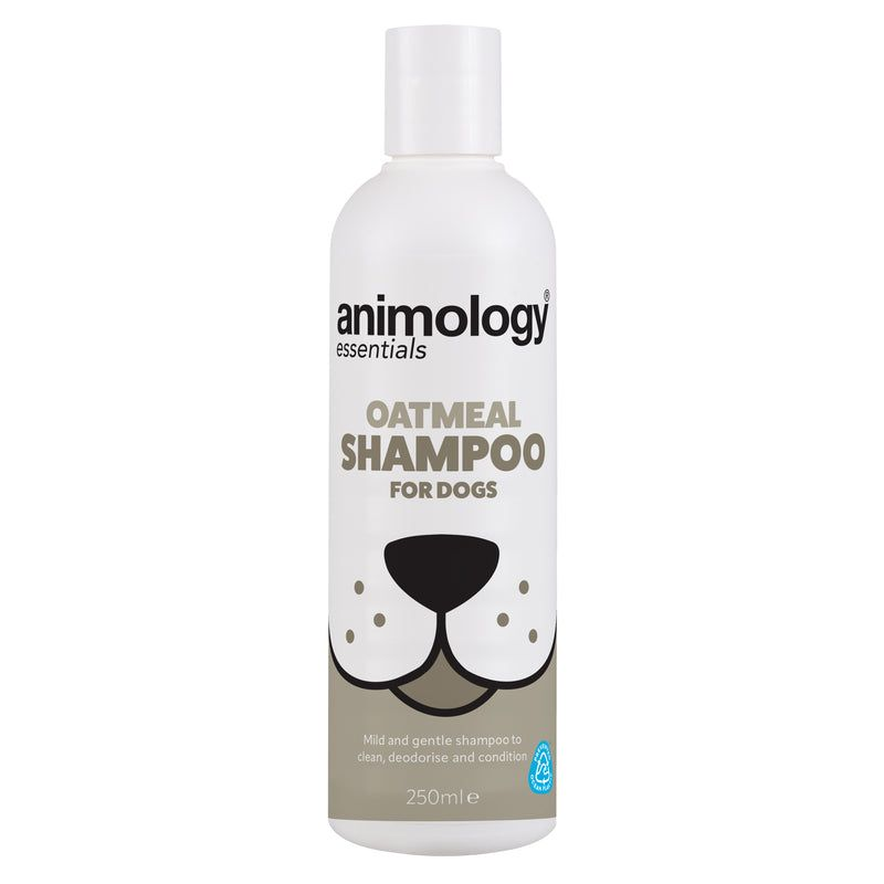 Animology Essentials Oatmeal Dog Shampoo 250ml | Gentle Dog Shampoo | Everyday Coat Cleansing & Grooming