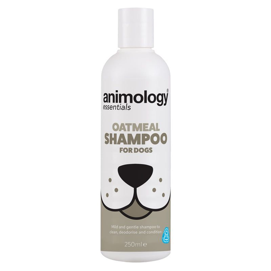 Animology Essentials Oatmeal Dog Shampoo 250ml | Gentle Dog Shampoo | Everyday Coat Cleansing & Grooming