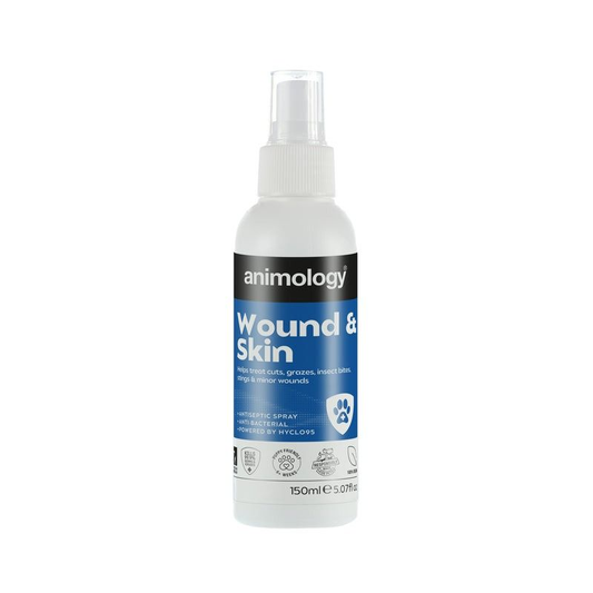 Animology Wound & Skin Dog Spray 150ml | Dog Skin Care Spray | Gentle Wound & Skin Cleansing Solution