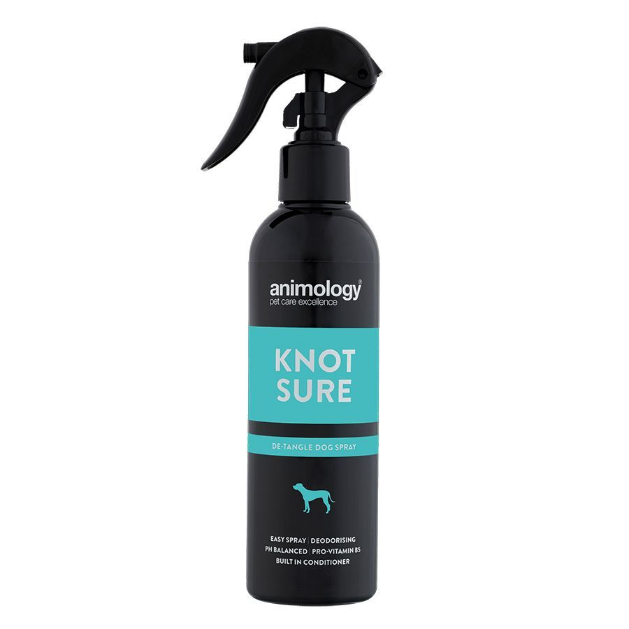 Animology Knot Sure De-Tangle Dog Spray 250ml | Dog Coat Detangling Spray | Helps Remove Knots & Tangles