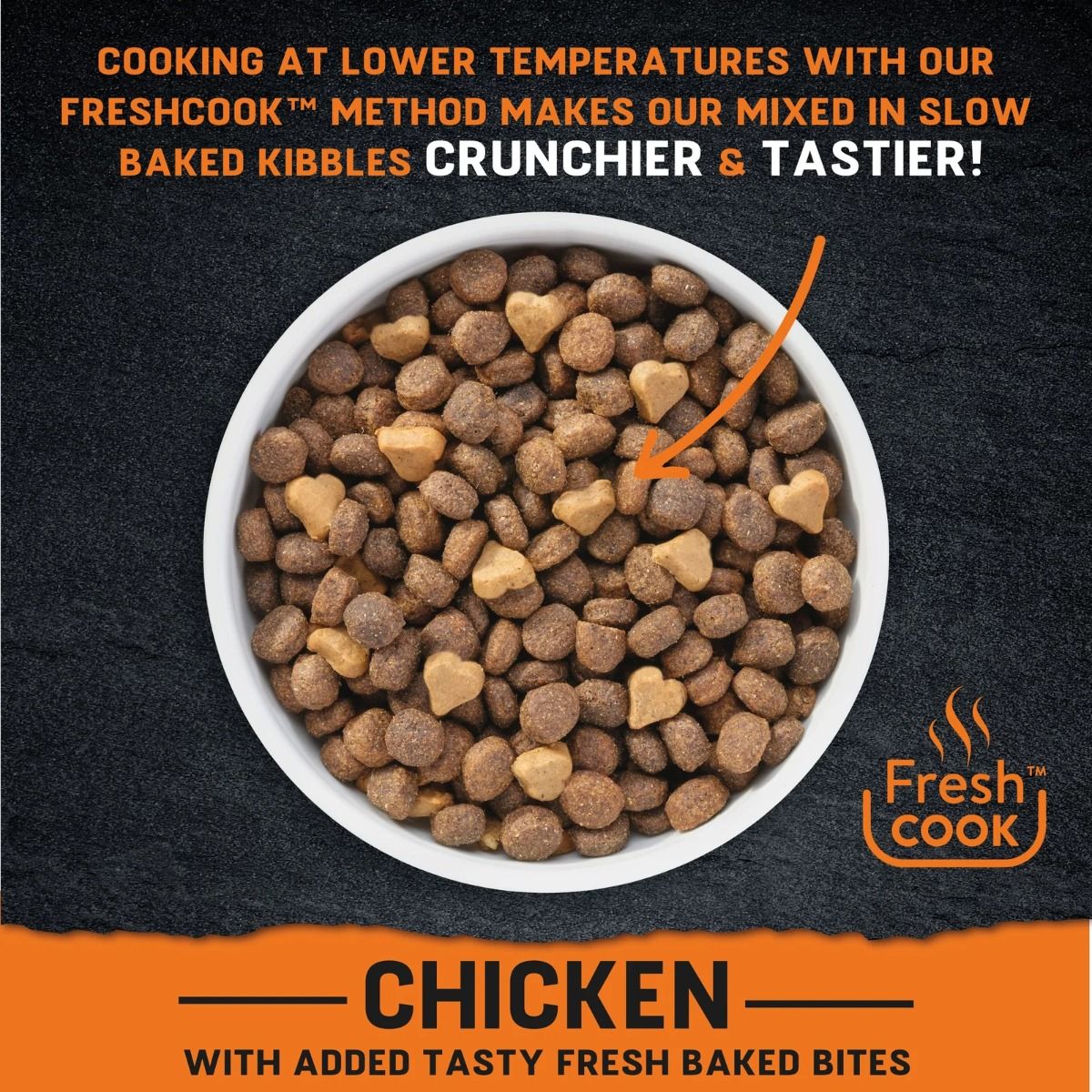 Harringtons Just 6 Chicken Grain Free Dry Dog Food | 50% Chicken & Salmon | 6 Ingredients | Fresh Baked Bites | Resealable | 2kg-12kg