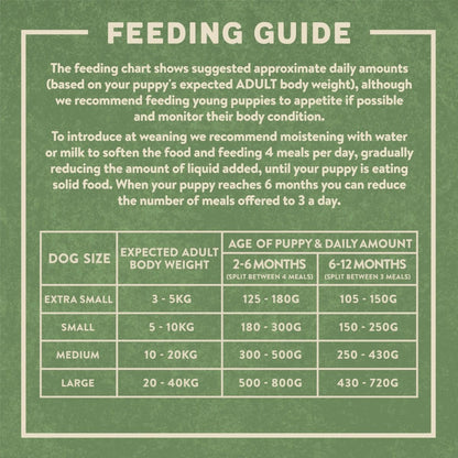 Harringtons Puppy Turkey & Rice Dry Dog Food | High Meat | Freshly Prepared Turkey | Smaller Kibble | Complete | 1.7kg-10kg