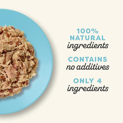 Applaws Natural Cat Food with Tuna Fillet & Sea Bream in Broth | 100% Natural, Only 4 Ingredients | No Additives | 70g