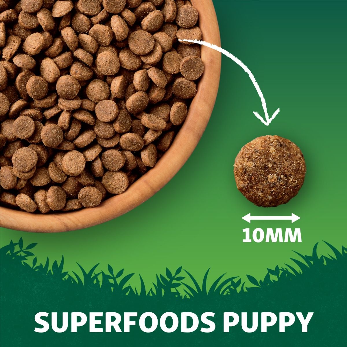 Harringtons Superfoods Puppy Chicken & Vegetables Grain Free | Freshly Prepared Chicken | 6 Superfoods | Sensitive Stomachs | 1.7kg-10kg