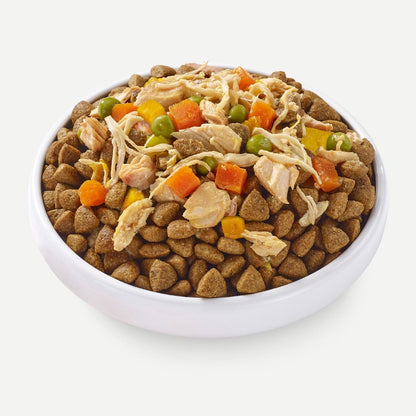 Applaws Taste Toppers in Broth with Chicken Breast, Salmon & Vegetables | 100% Natural | 156g