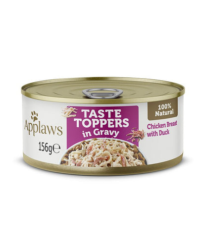 Applaws Taste Toppers in Gravy with Duck & Chicken Breast | 100% Natural | 156g