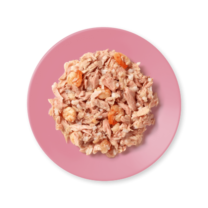 Applaws 100% Natural Tuna Fillet with Prawn in Broth | Luxury Cat Food | 60g