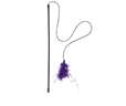 Flamingo Plumeau Rod Cat Toy | Classic Feather Wand Cat Toy